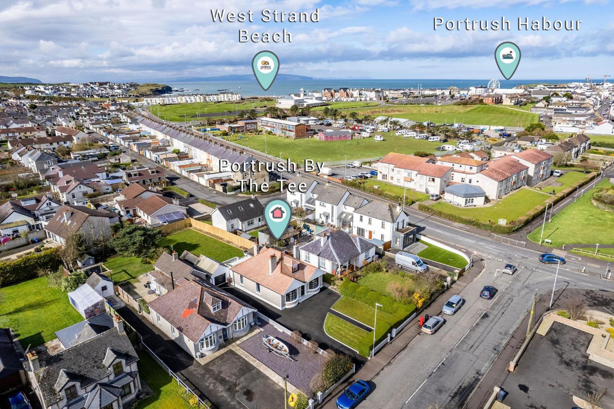 Villa Portrush By The Tee Exterior foto